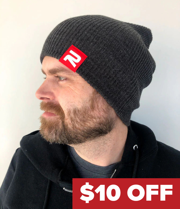 Super Slouch Charcoal Beanie