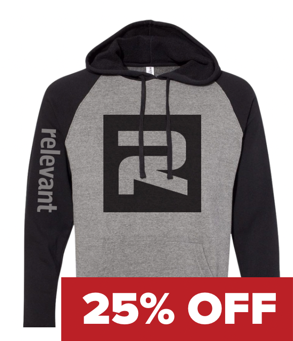 Black/Gray Relevant Hoodie