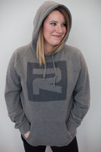 Load image into Gallery viewer, Gray Relevant Hoodie